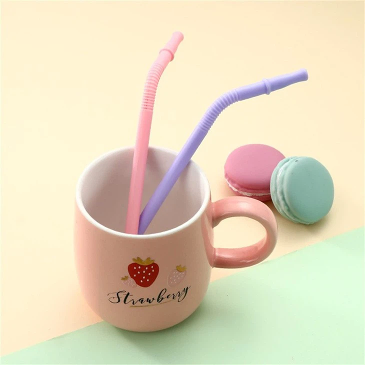 Collasible Silicone Straw Set