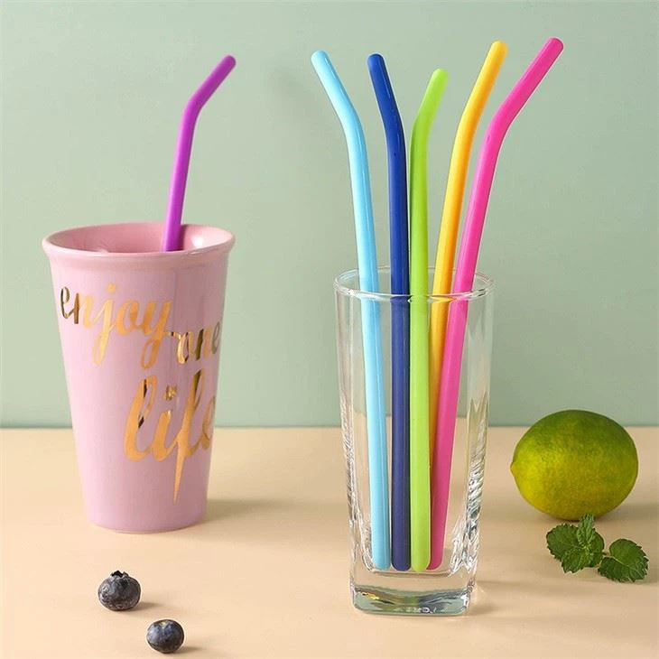 Large Silicone Straw Set